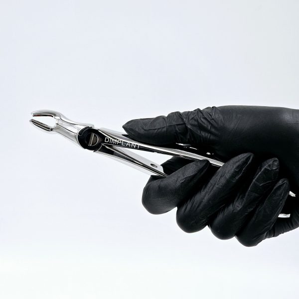 ست فورسپس 10 عددی نقره ای دیمپلنت | DIMPLANT Dental Extraction Forceps set of 10 silver - Image 3