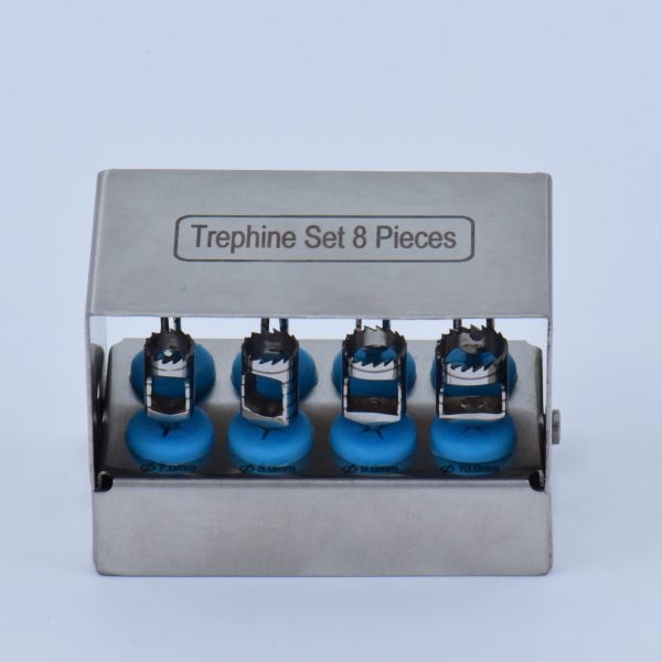 کیت 8 تایی ترفاین دیمپلنت | DIMPLANT Trephine set of 8