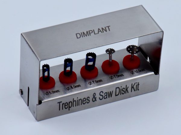کیت اره و ترفاین دیمپلنت | DIMPLANT Trephines & Saw disk kit - Image 2