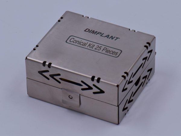 کیت دریل ایمپلنت 25 عددی استاپر DIMPLANT (Conical kit) - Image 2
