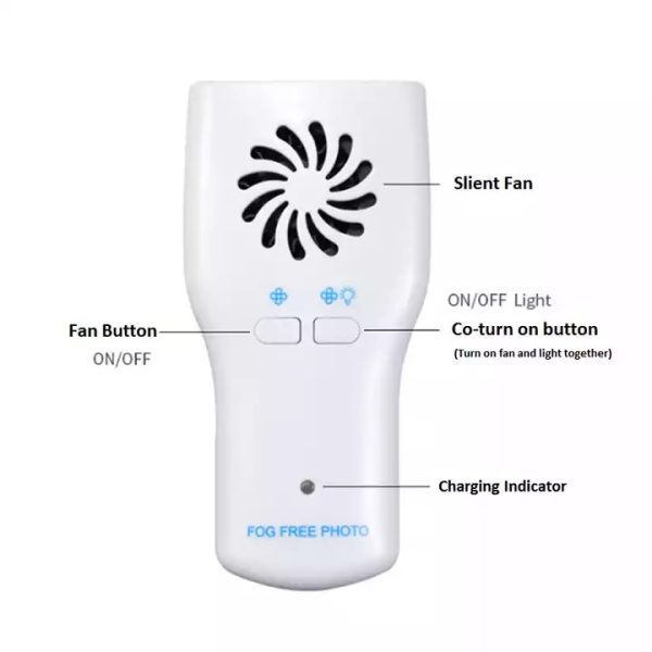 آینه فتوگرافی ضد بخار (فن دار) | Anti-Fog Mirror for Dental Photography - Image 3