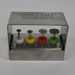 ست 4 عددی اره استخوان دیمپلنت | DIMPLANT saw disk set 4pcs